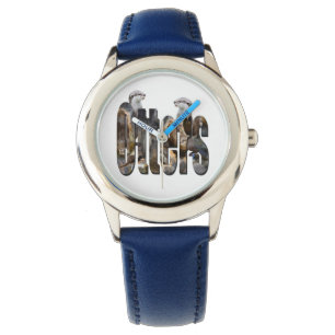 otters Afbeelding Logo met otters, Kinderen Horloge