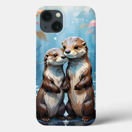 Otters iPhone 13 Hoesje
