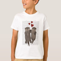 Otters Holding Hands