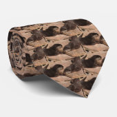 OTTERS VOOR baby Stropdas (Opgerold)