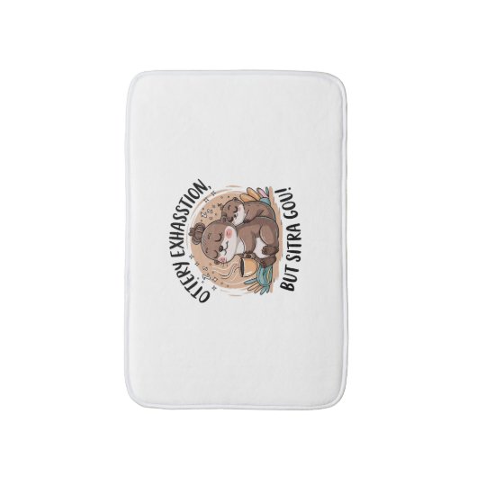 Ottery Expression Schattigee luiheid en Baby Badmat (Voorkant Verticaal)
