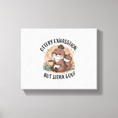 Ottery Expression Schattigee luiheid en Baby Canvas Afdruk (Voorkant)