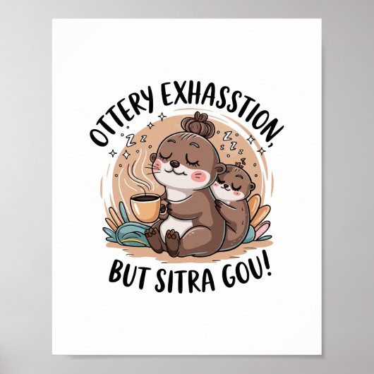 Ottery Expression Schattigee luiheid en Baby Poster (Voorkant)