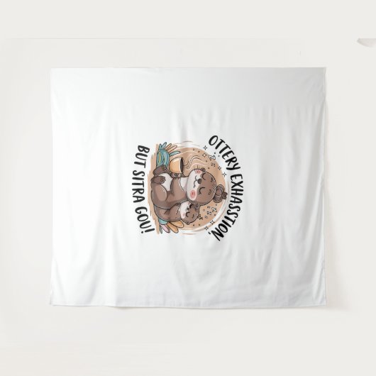 Ottery Expression Schattigee luiheid en Baby Wandkleed (Voorkant (horizontaal))