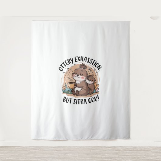 Ottery Expression Schattigee luiheid en Baby Wandkleed (Voorkant)