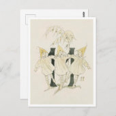 Ottilia Adelborg Bloemgetal - 11 Briefkaart (Voorkant / Achterkant)