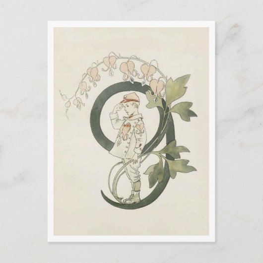  Ottilia Adelborg Bloemgetal - 9 Briefkaart (Voorkant)