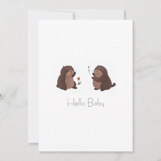 Otto de la Carte d'invitation du bébé (Devant)