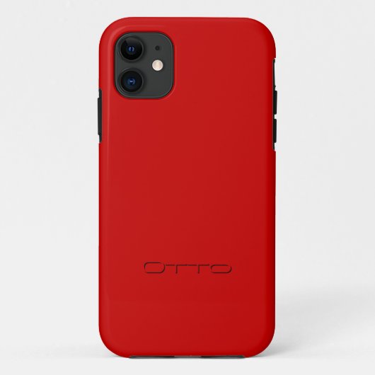 Otto iphone 5 rood hoesje (Achterkant)