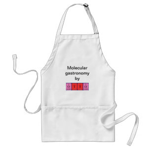 Otto periodiek table name apron standaard schort