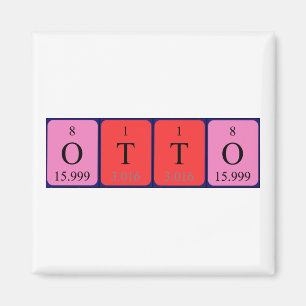 Otto periodieke table name magnet magneet
