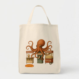 Otto’s circus snack shack tote bag