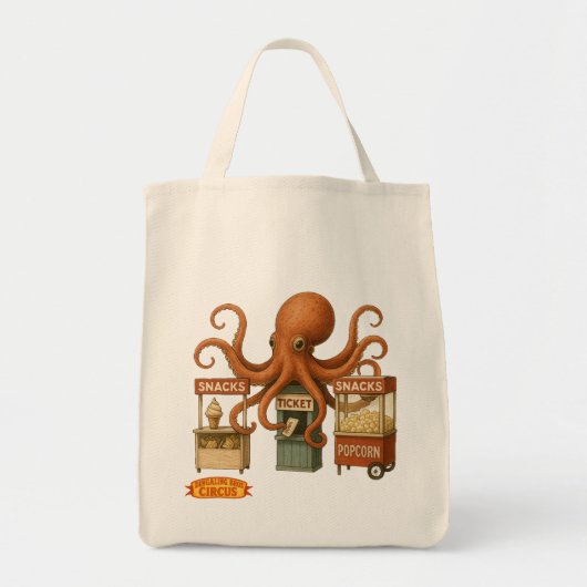 Otto’s circus snack shack tote bag (Voorkant)
