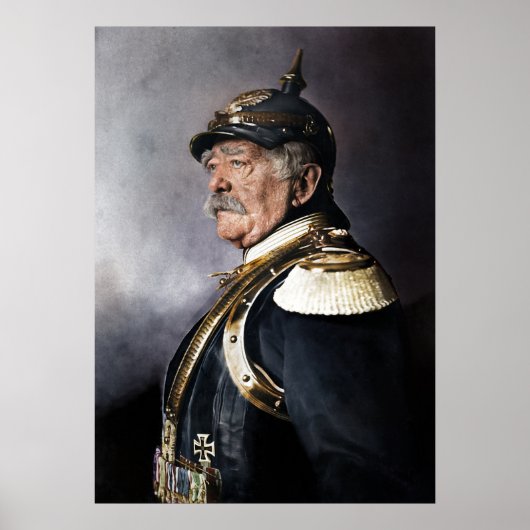 Otto von Bismarck 1894 Gekleurd Poster (Voorkant)
