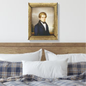 Otto von Bismarck als student, 1833 Canvas Afdruk (Insitu (Slaapkamer))