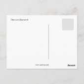 Otto von Bismarck Briefkaart (Achterkant)