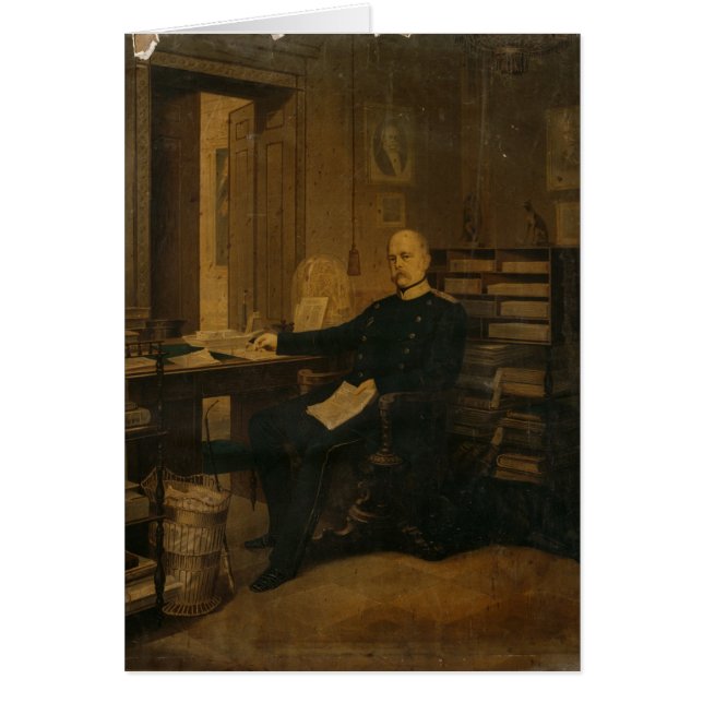 Otto von Bismarck dans son étude (Devant)