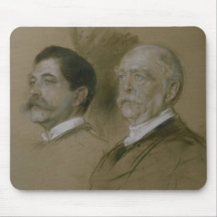 Otto von Bismarck en zijn zoon Herbert Muismat