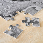 Otto von Guericke (1602-86) van 'Portraits des Ho' Legpuzzel (Zijkant)