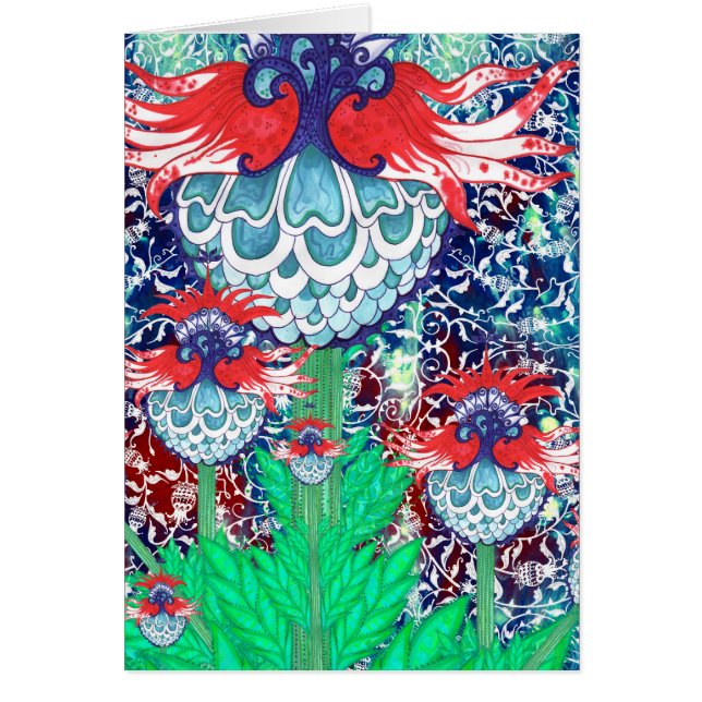 Ottomaanse artichokes-kaart (Voorkant)