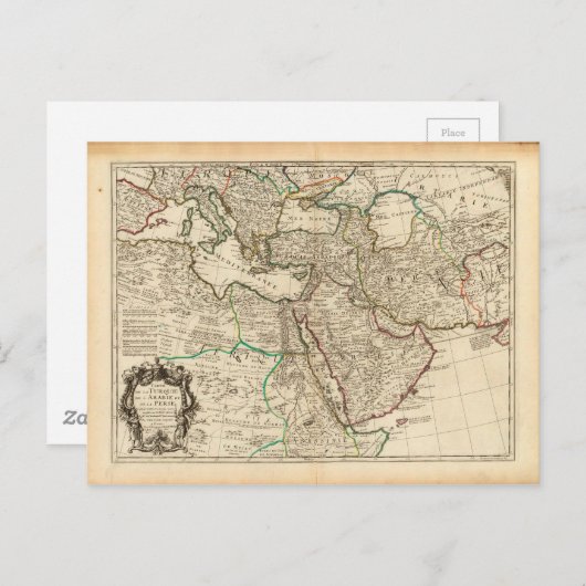 Ottomaanse en Perzische Rijk van G. Schrappen (170 Briefkaart (Voorkant / Achterkant)