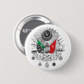 Ottomaanse Rijk grayscaleat van wapens Ronde Button 5,7 Cm (Voorkant /achterkant)