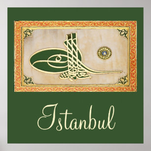 Ottomaansultan tughra Poster
