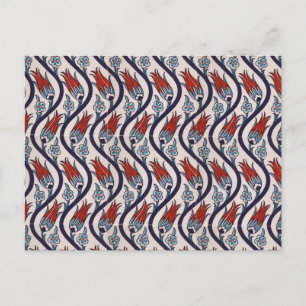 Ottomans Tulip Pattern / Tile Art Briefkaart