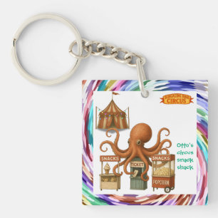 Otto's circus snack kraam sleutelhanger