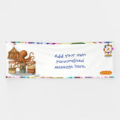Otto's circus snack kraam spandoek (Horizontaal)