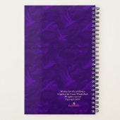 Où aller Marbre Violet Planificateur mensuel (Dos)