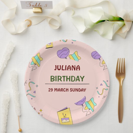 Où chaque morsure est une fête. Assiettes en carto (Mariage)