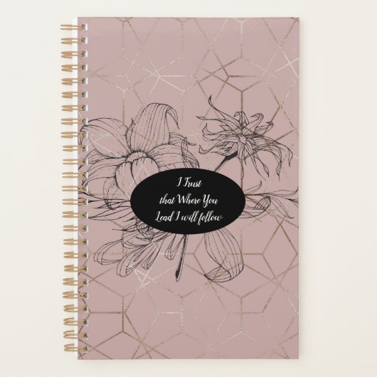 Où dirigez-vous le Rose Gold Planner pour femmes (Devant)