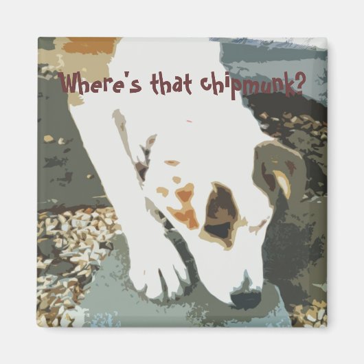Où est ce chipmunk ? Magnet (Devant)