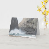 Où est Dieu ? Carte vierge inspirée de poème (Fleur jaune)