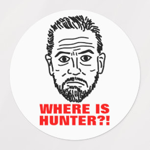 Où est Hunter étiquette imperméable autocollant 15