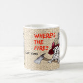 Où est le feu Mug de pompier (Devant droit)