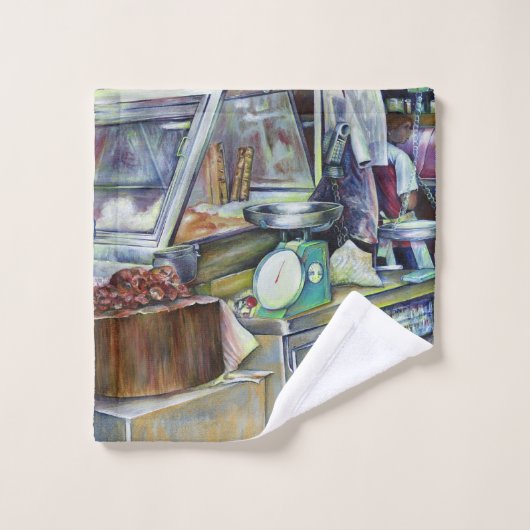 Où est le Fish Head Curry, Singapour ? (Gant de toilette)