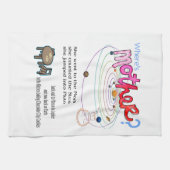 Où est maman ? Fête des Mères Cuisine Serviette à (Horizontal)