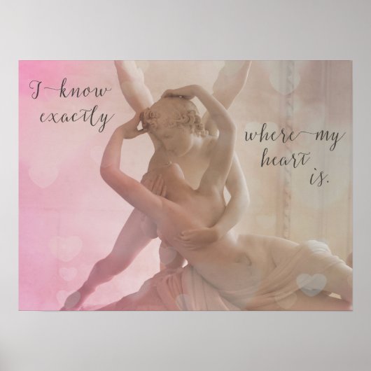 Où Est Mon Coeur | Poster d'amour (Devant)