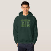 Où est mon esprit - Sweat à capuche Glitch Aesthet (Devant entier)