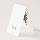 Où la joie fleurit Carte pliée | fêtes. Noël (Back)