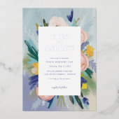 Où l'amour grandit Invitation Mariage Foil (Recto)