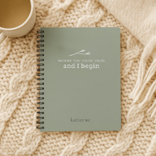 Où le bruit finit le carnet de journal principal