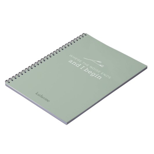 Où le bruit finit le carnet de journal principal (Côté gauche)