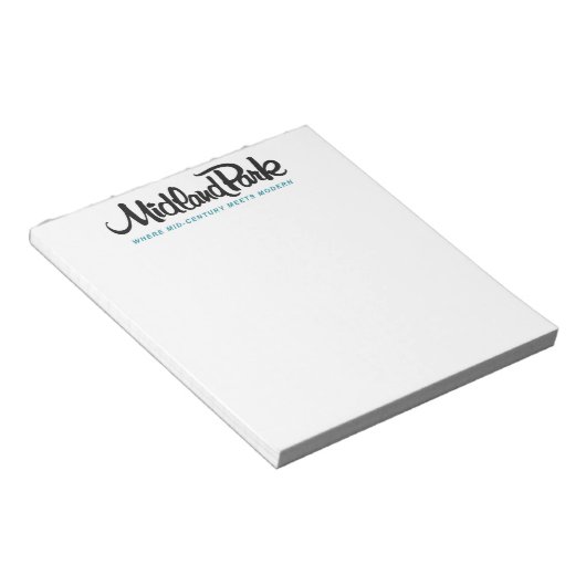 Où le milieu du siècle rencontre le Bloc-notes mod (Incliné)