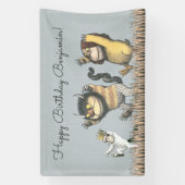 Où les choses sauvages sont bannière d'anniversair (Verticale)