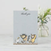 Où les choses sauvages sont le Merci Baby shower (Debout devant)