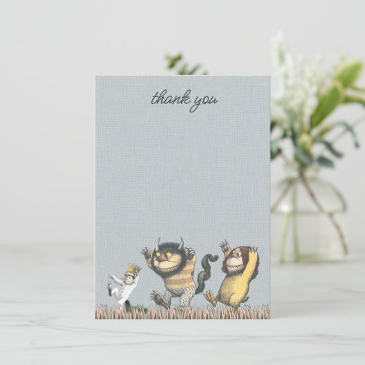 Où les choses sauvages sont le Merci Baby shower (Debout devant)