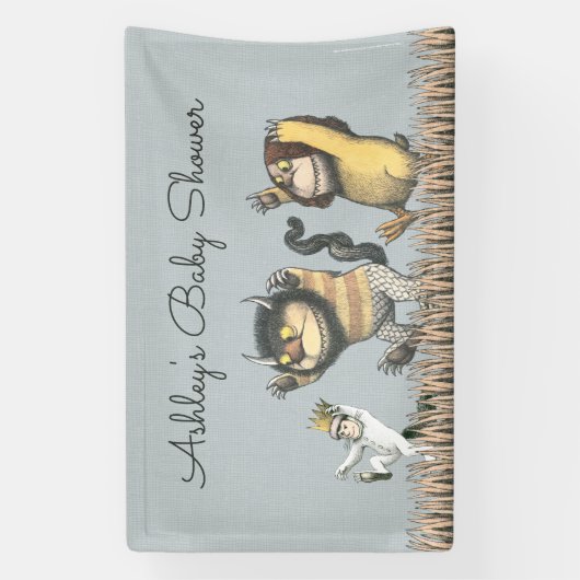 Où les choses sauvages sont une bannière Baby show (Verticale)